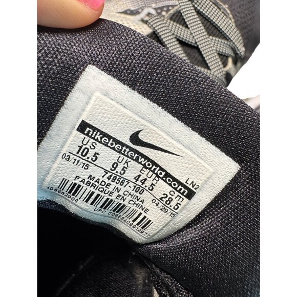 Nike Hyperdunk 2015 High-Top Basketball Shoes Black/White Size‎ 10.5 - Picture 8 of 10